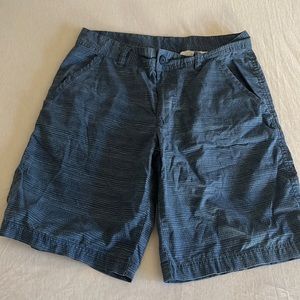 Blue patterned Columbia shorts